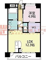 プラムフィールド東櫛原 702号 ｜ 福岡県久留米市東櫛原町501-1（賃貸マンション1LDK・7階・45.36㎡） その2