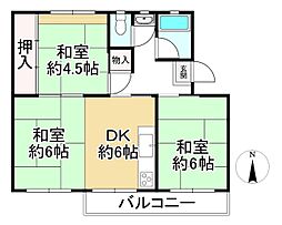 間取図画像 3DK