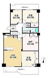 間取図画像 3SLDK