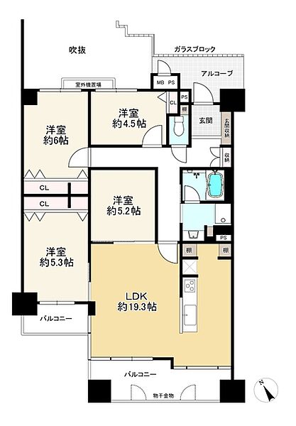 間取りを拡大表示