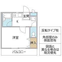 グランパルAZ  III 106号室 ｜ 茨城県水戸市堀町（賃貸マンション1K・1階・24.96㎡） その2