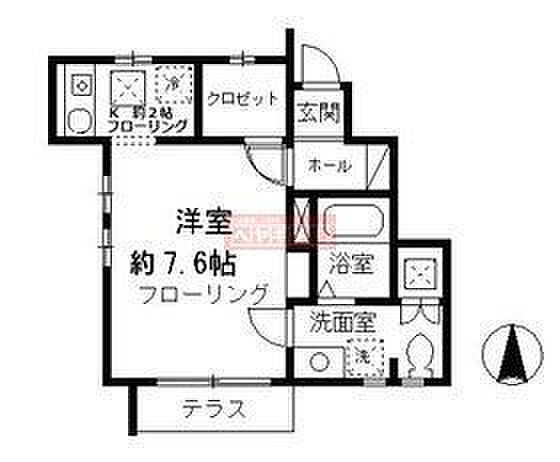 デザインコート荻窪 111｜東京都杉並区本天沼３丁目(賃貸アパート1K・1階・27.99㎡)の写真 その2