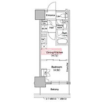 ブリリアンクラス高円寺 1202 ｜ 東京都杉並区高円寺北２丁目（賃貸マンション1DK・12階・25.28㎡） その2