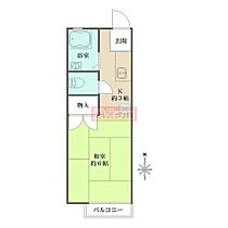 東京都中野区弥生町１丁目（賃貸アパート1K・1階・20.46㎡） その2