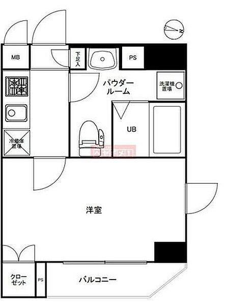 東京都新宿区西落合１丁目(賃貸マンション1K・6階・21.14㎡)の写真 その2