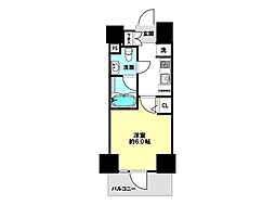 CREVISTA大森2 1Kの間取図画像