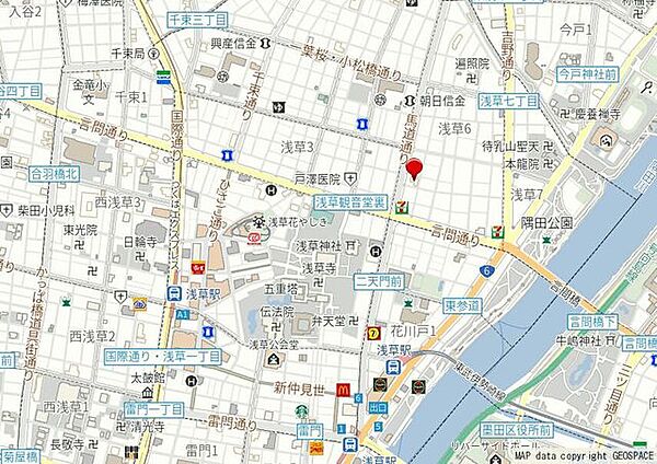 地図を拡大表示