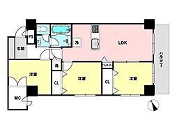 トーア南砂マンション 3LDKの間取図画像