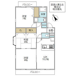 間取図画像 3LDK