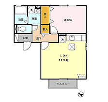 ベルソフィア B 103号室 ｜ 茨城県取手市藤代南（賃貸アパート1LDK・1階・43.74㎡） その2