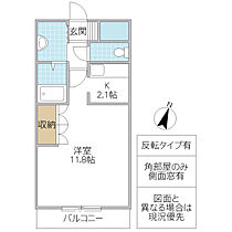 Je le prends 102号室 ｜ 茨城県牛久市ひたち野西（賃貸アパート1K・1階・34.00㎡） その2