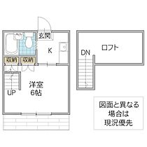 DK龍ヶ崎 103号室 ｜ 茨城県龍ケ崎市出し山町（賃貸アパート1K・1階・14.04㎡） その2