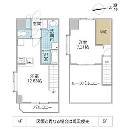 DJひたち野3 1LDKの間取図画像
