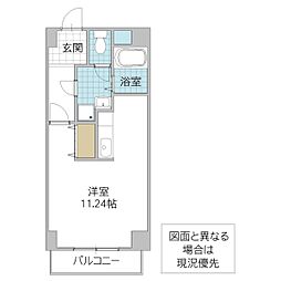 MAISONGRANDIR2 ワンルームの間取図画像