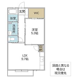 カサ・アマリージョ1 1LDKの間取図画像