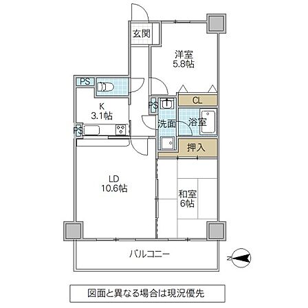 段差のない板張りフラットフロアー