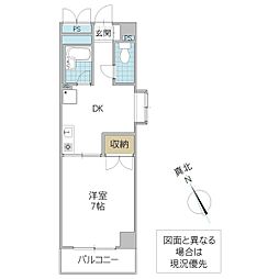 間取図画像 1DK