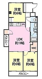 間取図画像 3LDK