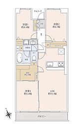 間取図画像 3LDK