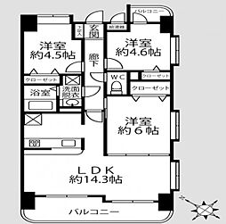 間取図画像 3LDK