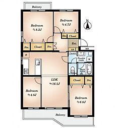 間取図画像 4LDK