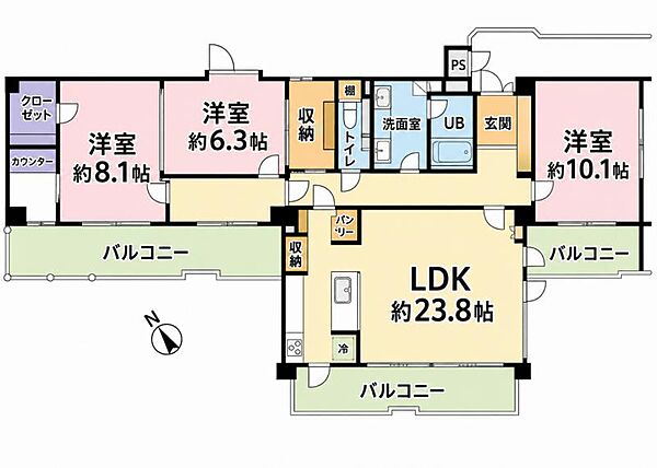 間取りを拡大表示