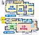 間取り：4LDK、土地面積180.53m2、建物面積116.33m2、南向け