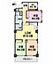 間取り：3LDK、専有面積67.214m2、東向け