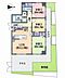 間取り：3LDK、専有面積61.50m2、東向け