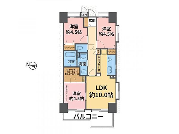 間取りを拡大表示