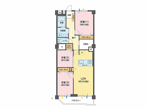 間取りを拡大表示