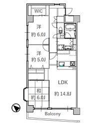 間取図画像 3LDK