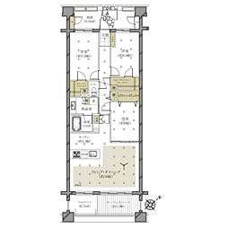 間取図画像 3LDK
