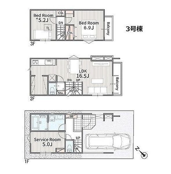 間取りを拡大表示