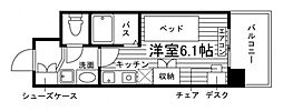 エル・セレーノ高松中央 ワンルームの間取図画像
