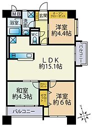 間取図画像 3LDK