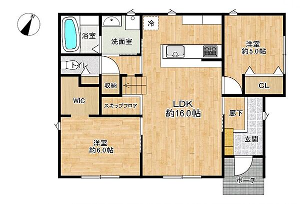 間取りを拡大表示