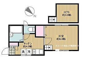 東京都日野市高幡（賃貸アパート1K・2階・21.00㎡） その2