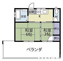 東京都立川市富士見町１丁目（賃貸マンション2K・3階・30.50㎡） その2