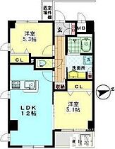 東京都国分寺市本町３丁目（賃貸マンション2LDK・2階・53.33㎡） その2