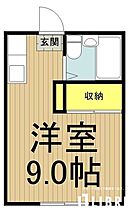 東京都昭島市昭和町３丁目（賃貸アパート1R・2階・21.06㎡） その2