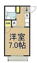 東京都日野市日野本町５丁目（賃貸アパート1K・1階・19.44㎡） その2