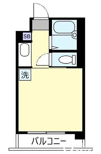 東京都立川市錦町１丁目(賃貸マンション1K・2階・20.00㎡)の写真 その2