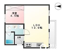 東京都日野市多摩平３丁目1-7（賃貸マンション1LDK・4階・42.30㎡） その2