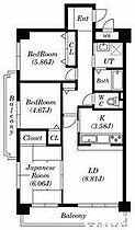 東京都立川市高松町３丁目（賃貸マンション3LDK・12階・70.53㎡） その2