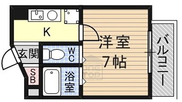 大阪府摂津市千里丘東２丁目(賃貸マンション1K・2階・20.42㎡)の写真 その2