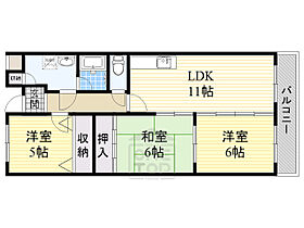 大阪府茨木市沢良宜西４丁目（賃貸アパート3LDK・2階・65.00㎡） その2