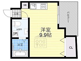 大阪府茨木市元町（賃貸マンション1R・3階・24.00㎡） その2