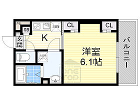 大阪府茨木市末広町（賃貸マンション1K・2階・21.53㎡） その2