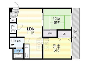 大阪府摂津市昭和園（賃貸マンション2LDK・3階・47.67㎡） その2